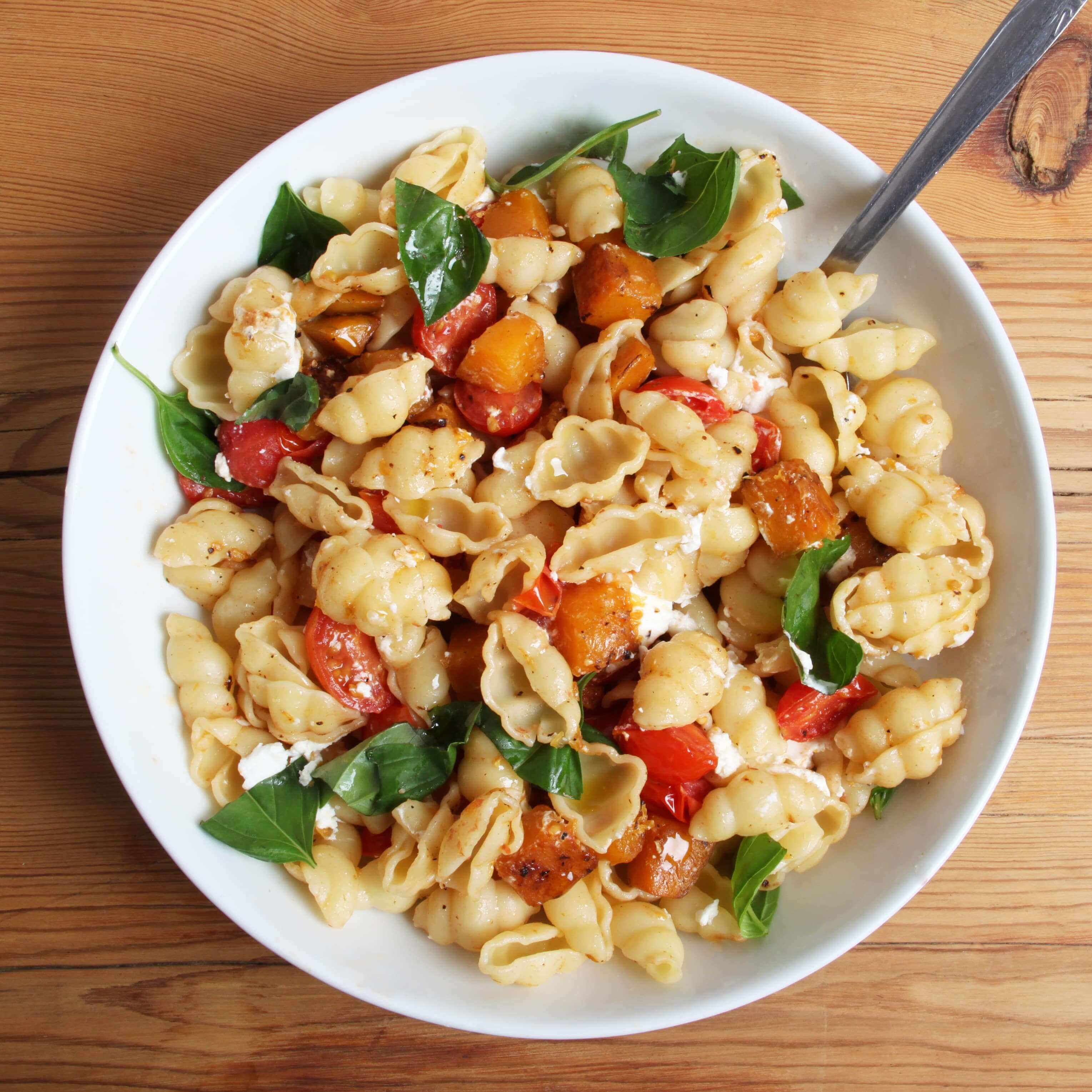Butternut, Tomato & Basil Pasta | AMC Cookware Recipes